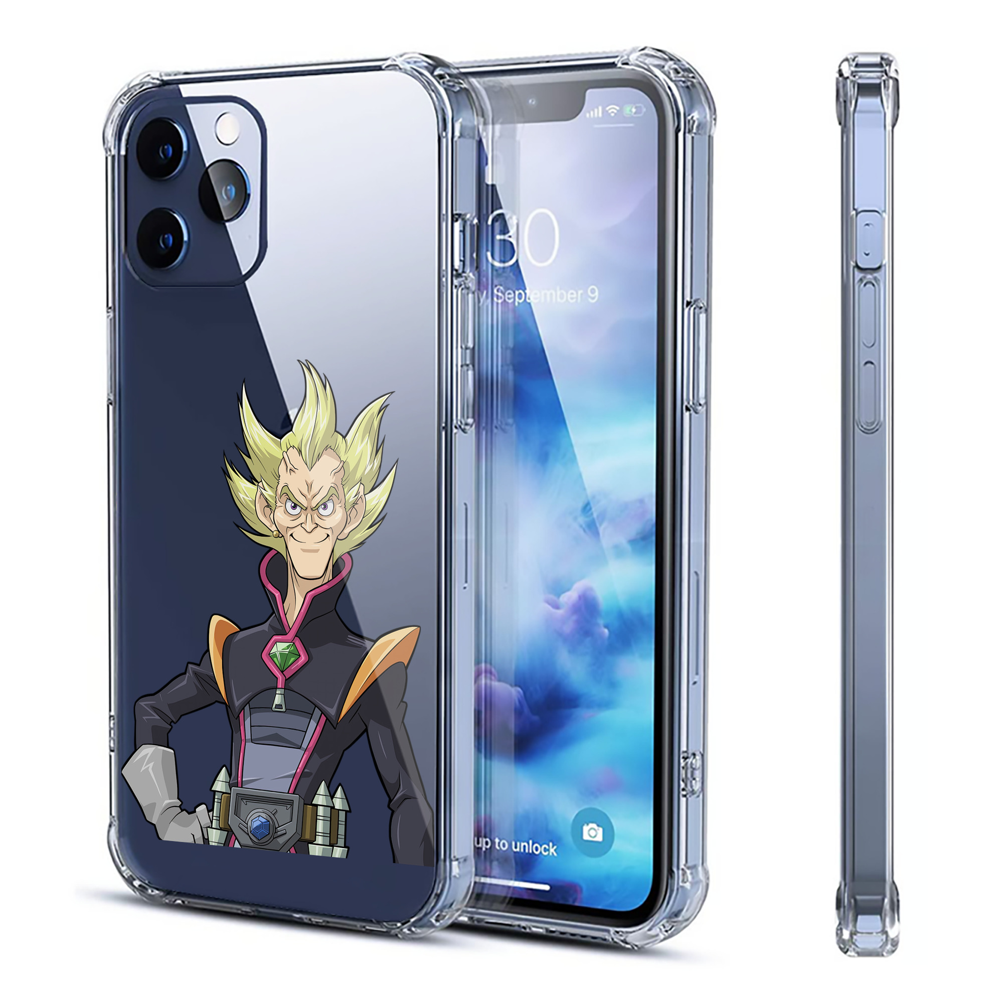 （画像用） 遊☆戯☆王 Yu-Gi-Oh! 【iPhone 12シリーズ対応】透明スマホケース（クリアソフトケース）